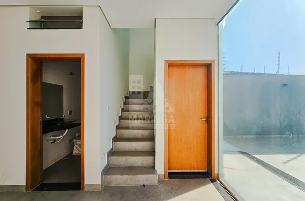 Sobrado com piscina, 3 quartos (1 suíte) no Ecovalley