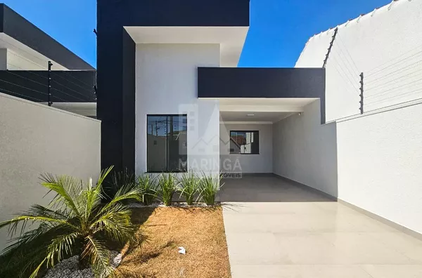 Fachada da casa de 3 quartos (1 suíte) Parque Hortência