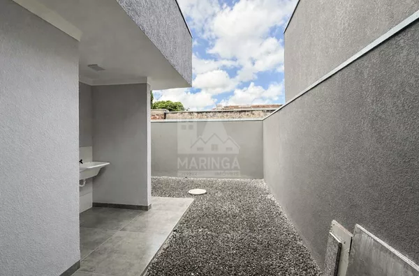 Casa nova à venda de 3 quartos (1 suíte) Cj. Champagnat em Maringá - Minha Casa Minha Vida