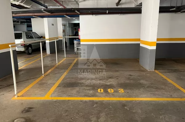vaga de garagem Apartamento MOBILIADO a venda, 3 quartos (1 suíte) Vila Cleópatra, Maringá PR - Edifício Solar do Bosque