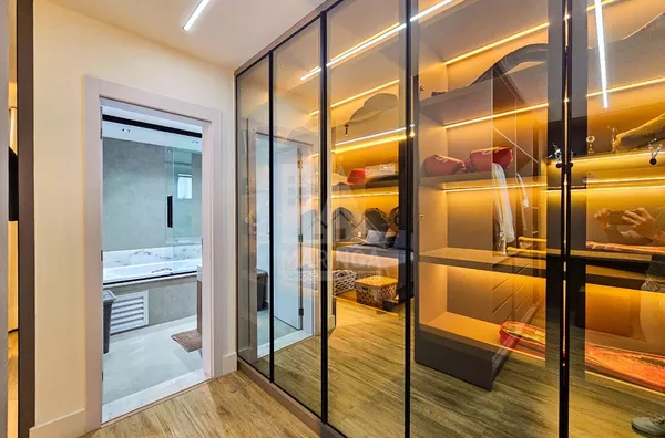 EVIDENCE | PLAENGE - Apartamento MOBILIADO e DECORADO a venda, 3 suítes, Zona 03, Maringá PR - PORTEIRA FEHCADA - Foto 26