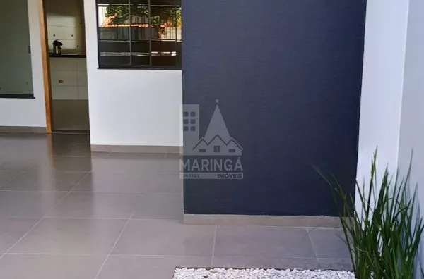 Casa nova para venda, 3 quartos sendo 1 suíte, área gourmet com churrasqueira, Novo Alvorada, Maringá