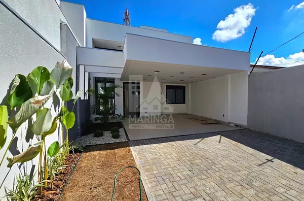 [FASE DE OBRAS] Casa NOVA a venda com 3 quartos (1 suíte), em Maringá PR, Vila Morangueira