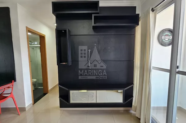 Apartamento venda Maringá, mobiliado, 2 quartos, suíte, sacada com churrasqueira, Vila Bosque, Maringá PR - Spazio Muscat