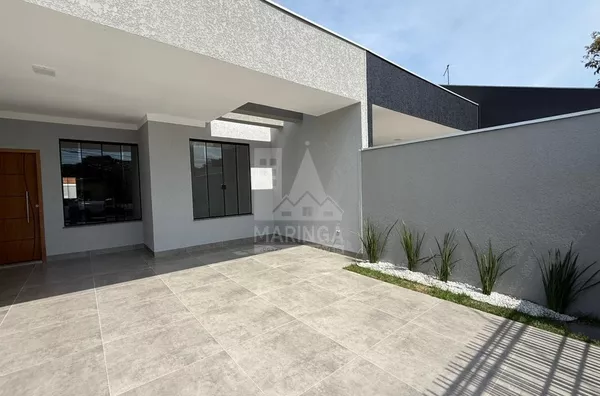 Casa NOVA para venda, 3 quartos sendo 1 suíte, Parque Das Grevíleas, Maringá PR