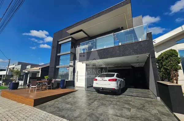 Sobrado MOBILIADO & DECORADO a venda, 3 suítes (sendo 1 Máster) Parque Pioneiros, Sarandi PR - Condomínio OURO VERDE