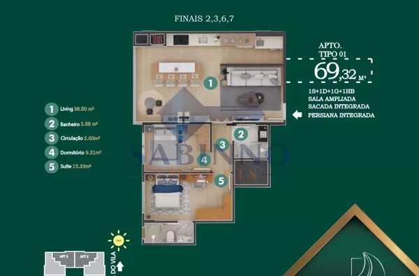 Apartamento para venda, 2 quarto(s),  Mar Grosso, Laguna - Foto 10