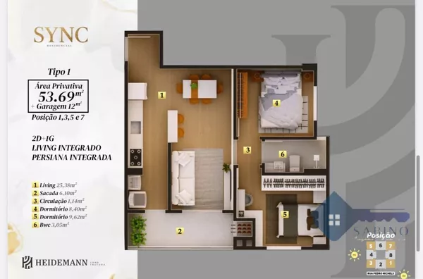 Apartamento para venda,  Nossa Senhora De Fatima, Braço Do Norte