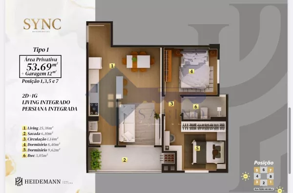 Apartamento para venda,  Nossa Senhora De Fatima, Braço Do Norte - Foto 2