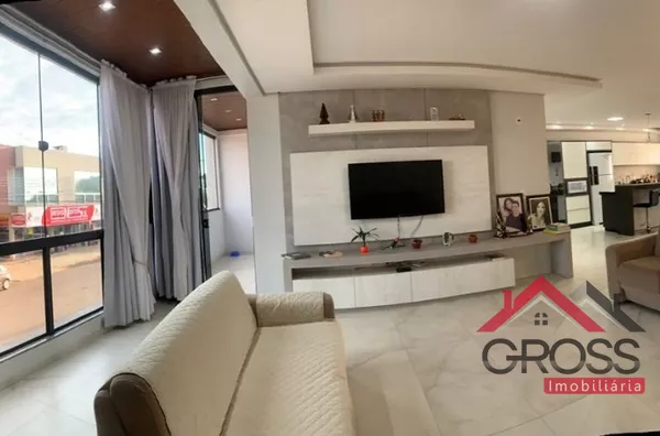 Apartamento com 190m² privativo, mobiliado com móveis planejados - Centro de Capanema