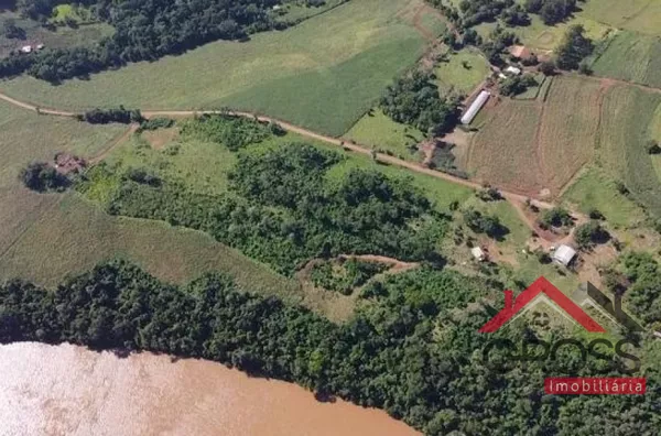 Sítio com 5 alqueires, sendo 1 alqueire para plantio, com 500m²  de Margem no Rio Iguaçu - Capanema