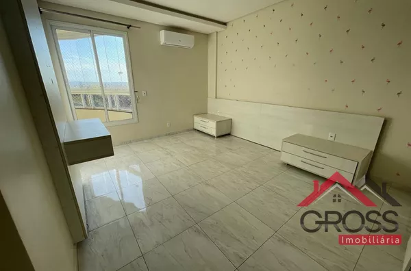 Vende-se apartamento c/ área total de 186,95m²; 1 suíte; 2 quartos; Sala de estar e jantar; Cozinha planejada; Lavanderia; Sacada gourmet; 2 vagas de garagem; Área de festa, piscina e sala de jogos; Localizado no Edifício Casagrande em Planalto Pr. 