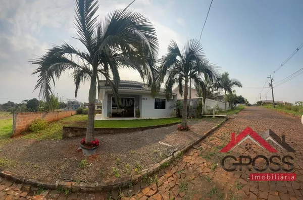 Imóvel a venda medindo 56m², contendo 2 quartos, sala e cozinha conjugadas, banheiro, lavanderia, terreno com metragem de 250m². Localizado no Loteamento Benatti, Bairro São Cristóvão em Capanema Pr.