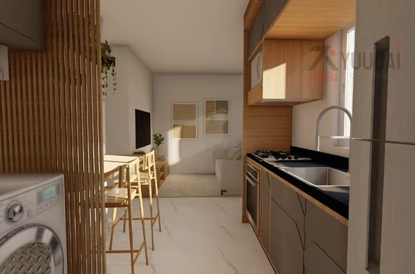 Apartamento para venda, 1 quarto(s),  Vila Carrão, São Paulo