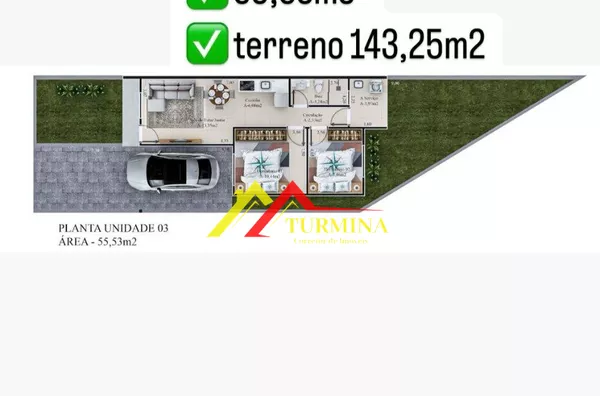 Casa para venda, 2 quarto(s),  Fraron, Pato Branco