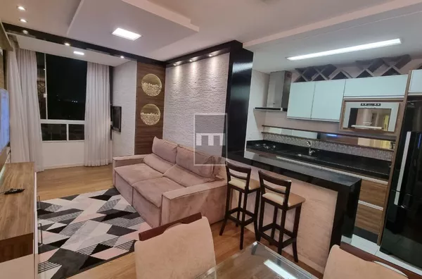 Apartamento mobiliado para locação,  Saguaçu, Joinville