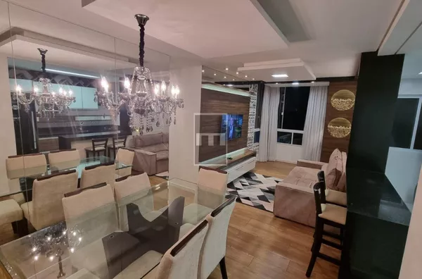 Apartamento mobiliado para locação,  Saguaçu, Joinville