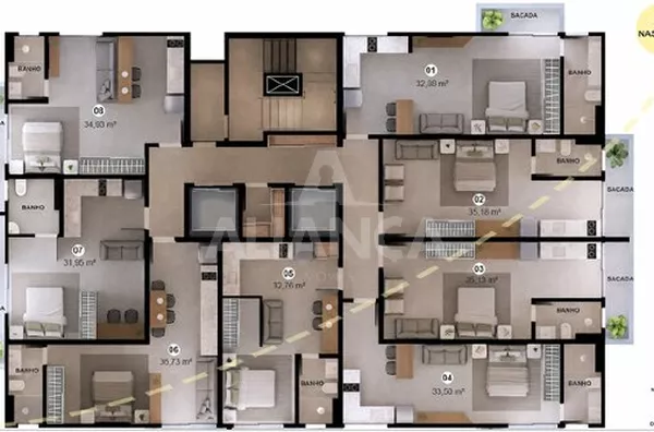 Studio para venda,  Umuarama, Uberlândia