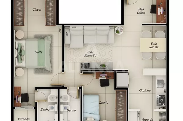 Apartamento para venda 2 quartos santa mônica uberlândia