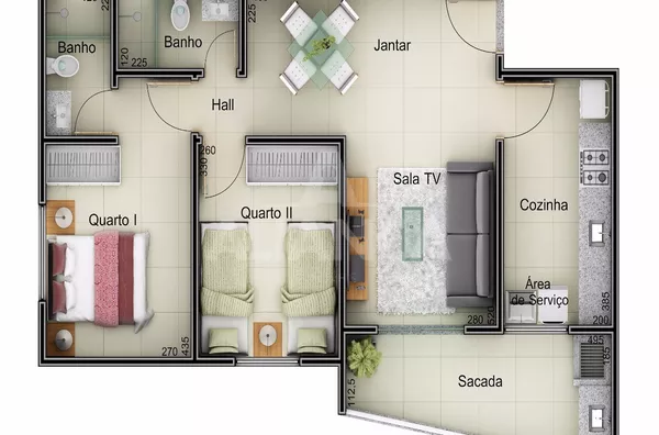 Apartamento para venda Tubalina Uberlândia
