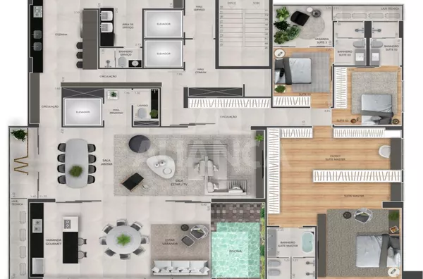 Apartamento para venda Morada da Colina Uberlândia