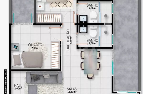 APARTAMENTO NORMAL para venda JARDIM SUL  Uberlândia