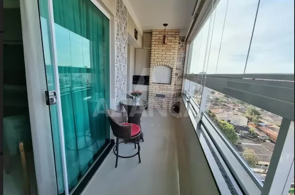 Apartamento mobiliado com varanda gourmet,  Saraiva, Uberlândia