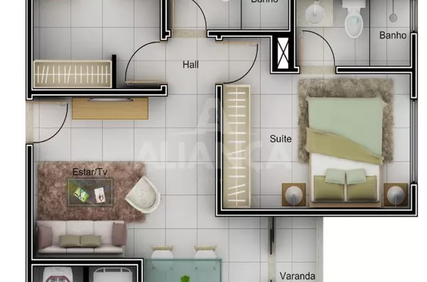 Apartamento para venda Jardim Holanda Uberlândia