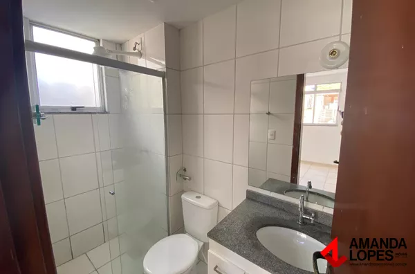 Apart. 2 qtos. c/ suíte e área externa - Estrela Sul