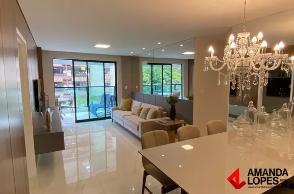 Apart. 3 Qtos. c/ Suíte e Varanda Gourmet Granbery 