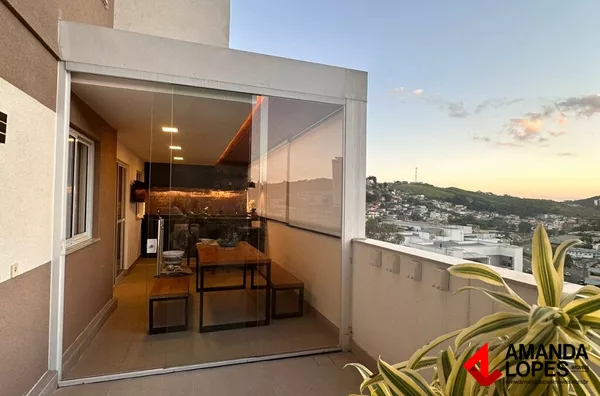 Apart. 2 Qtos. c/ suíte e varanda - Teixeiras, Juiz De Fora