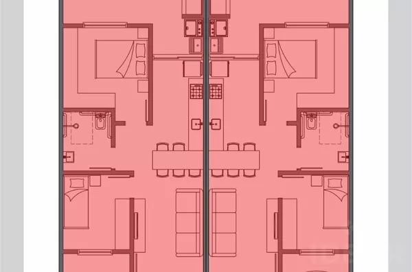 DOIS GEMINADOS ESPECIAL COM PÁTIO NA FRENTE E NOS FUNDOS