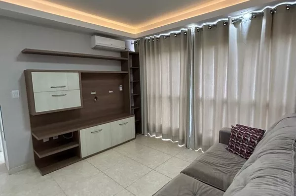 APARTAMENTO MOBILIADO E COM UMA LINDA VISTA PARA A CIDADE