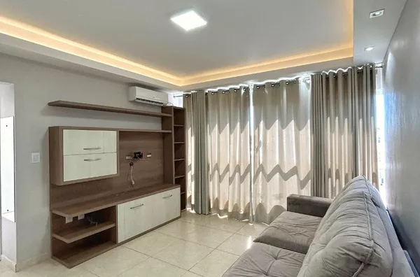 APARTAMENTO MOBILIADO E COM UMA LINDA VISTA PARA A CIDADE