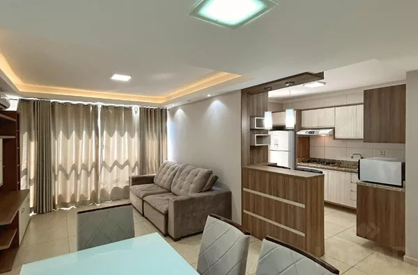 APARTAMENTO MOBILIADO E COM UMA LINDA VISTA PARA A CIDADE