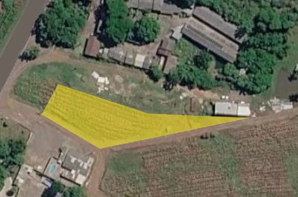 TERRENO COM 19m DE FRENTE PARA A RSC-453