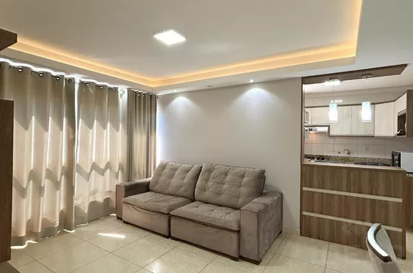 APARTAMENTO MOBILIADO E COM UMA LINDA VISTA PARA A CIDADE
