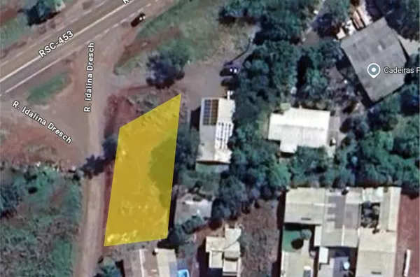 TERRENO DE 589m² A BEIRA DA RSC-453. NÃO PERCA TEMPO!