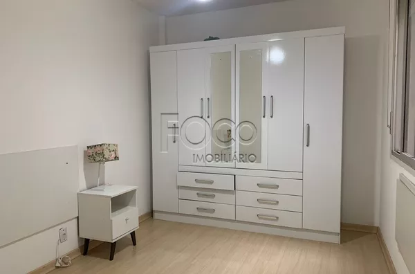 Apartamento de 1 dormitório mobiliado, elev e port