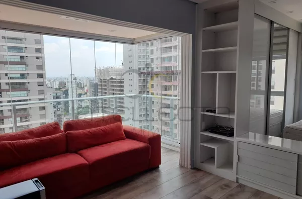 Apartamento para aluguel, mobiliado, 1 quarto integrado, sacada, 1 vaga de garagem - Vila Mariana, São Paulo