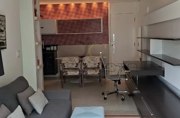Apartamento para aluguel, mobiliado, 1 quarto, ar condicionado, sacada, 1 vaga - Bela Vista, São Paulo