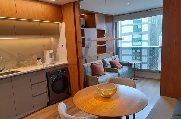Apartamento novo para venda, "Inspire Ibirapuera", mobiliado, 1 quarto, ar condicionado, 1 vaga - Vila Mariana, São Paulo