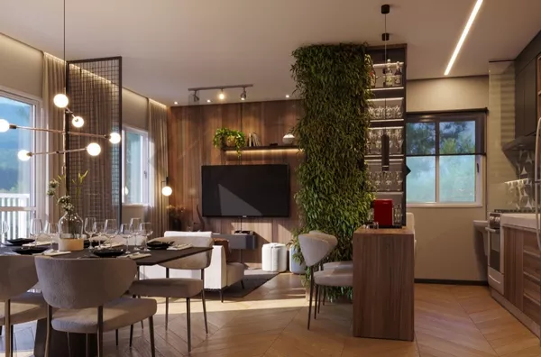 Conheça Santorini Residence, 2 quarto(s) sacada e lazer completo,  