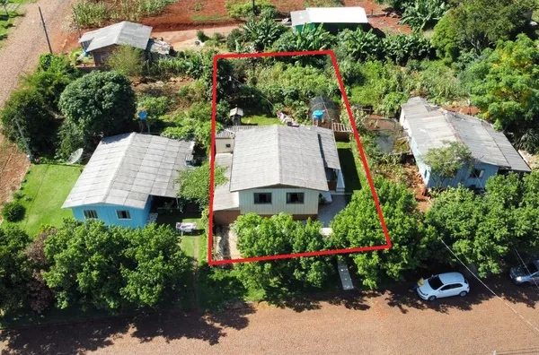 Terreno para venda contendo casa mista - João Paulo II - Realeza/PR