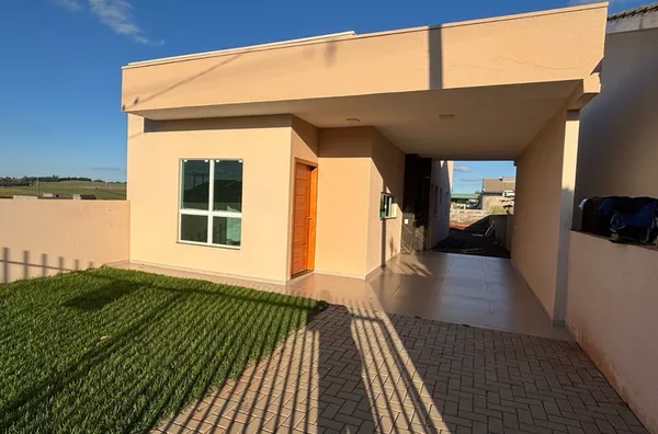 Casa nova para venda no Bairro João Paulo II em Realeza