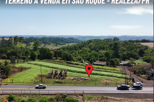 Terreno para venda na Rodovia Pr 182 no Distrito de São Roque em Realeza 