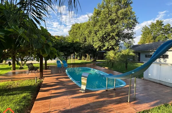 Chácara porteira fechada com casa e área de lazer completa - Boa Esperança - Realeza/PR