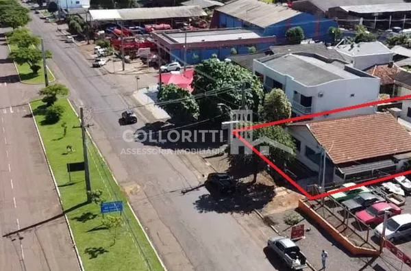 Terreno Comercial para venda - contendo 01 casa em alvenaria e 01 casa em madeira - Realeza/Pr