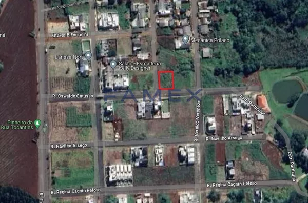 TERRENO DE ESQUINA À VENDA COM 496M² LOTEAMENTO PELOSO