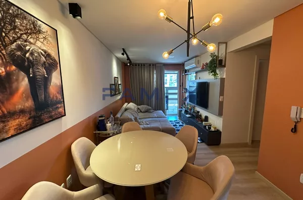 APARTAMENTO  GARDEN MOBILIADO NO CENTRO COM  01 SUÍTE + 01 QUARTO